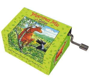 och Kråkan i träd, Grön- Gammaldags speldosa