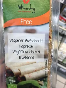 Veganer Aufschnitt Paprika