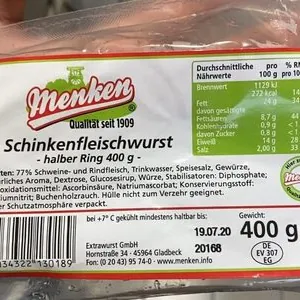 Schinkenfleischwurst