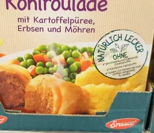 Erasco Kohlroulade, Erbsen und Möhren 4037300124958