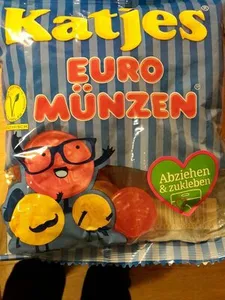 Katjes  euro munzen