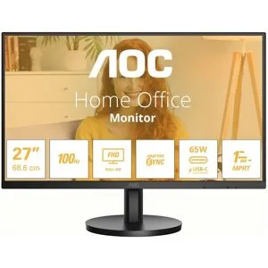 AOC 27B3CA2 27" Full HD LED-skärm med IPS-panel och USB-C PD65W