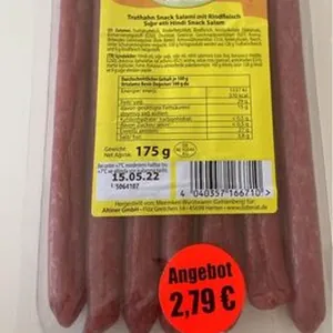 truthahn snack salami