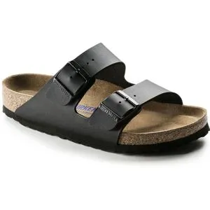Birkenstock Unisex Arizona Birko-Flor Soft Footbed Narrow Black 48