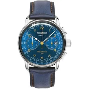 Zeppelin Méditerranée Blue Chronograph 9670-3