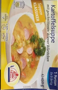 Kartoffelsuppe oben