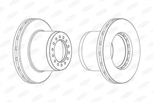 Bromsskiva BERAL BCR189A