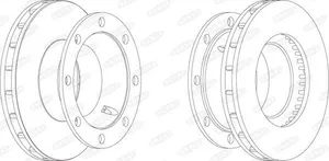 Bromsskiva BERAL BCR206A