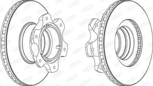 Bromsskiva BERAL BCR209A
