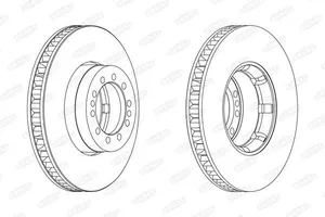Bromsskiva BERAL BCR242A