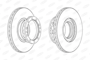 Bromsskiva BERAL BCR272A