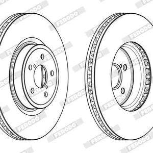 Bromsskiva FERODO DDF1841C-1