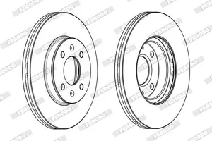 FERODO DDF2089C Bromsskiva