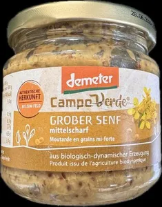 Grober Senf mittelscharf