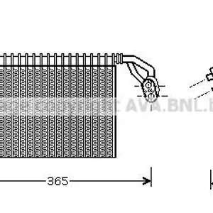 Förångare till AC PRASCO MSV317