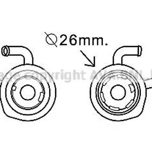Oljekylare PRASCO RT3611