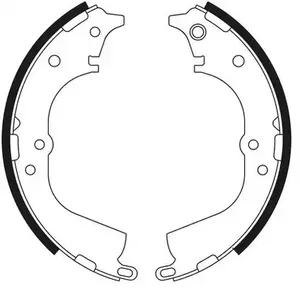 Bromsbacksats BOSCH 0 986 487 743