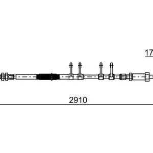 Handbromsvajer BOSCH 1 987 482 447
