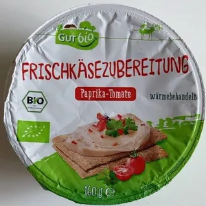 Frischkäsezubereitung