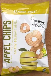 Apfel Chips Golden Delicious Äpfel