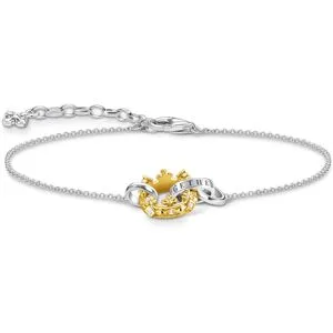 Thomas Sabo crown gulfärgad armband A1982-849-14-L19V