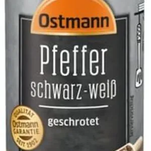 Pfeffer schwarz-weiß geschrotet