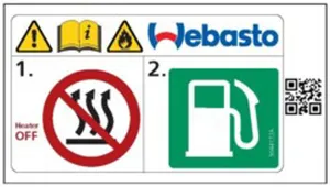 Tillbehörssats WEBASTO 9044508A