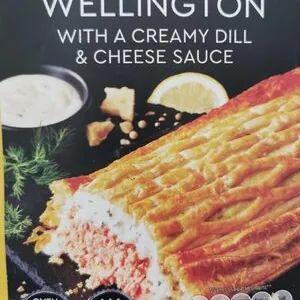 Salmon Wellington with Creamy Dill & Cheese Sauce