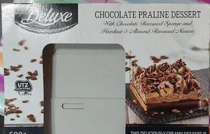 Chocolate praline dessert