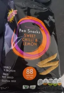 Pea snacks sweet chilli & lemon