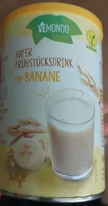 Vemondo Hafer Frühstücksdrink Typ banane