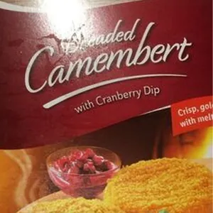 Breaded camembert