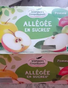 Vergers Gourmands - Compote de pommes allégée en sucre