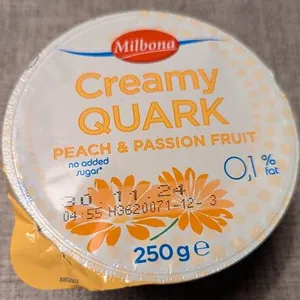 Creamy Quark Peach & Passion Fruit