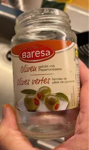 Oliven mit Peperonipaste