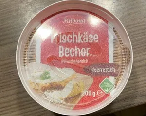Frischkäse Becher Meerrettich