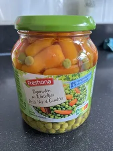 Doperwten en worteltjes