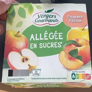 Compote pomme pêche