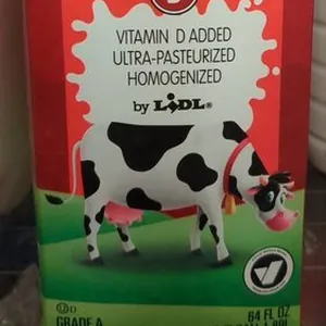 Organic whole milk
