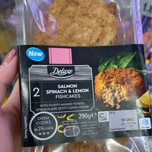 Salmon Spinach & Lemon Fishcakes