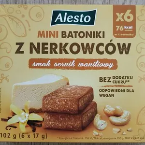 Mini batoniki z nerkowcow