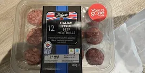 Italian style beef meat balls