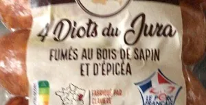 4 Diots du Jura fumés au bois de sapin et d'épicéa