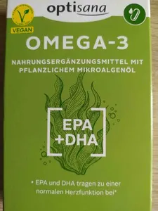 Omega-3 Nahrungsergänzungsmittel mit pflanzlichem Mikroalgenöl