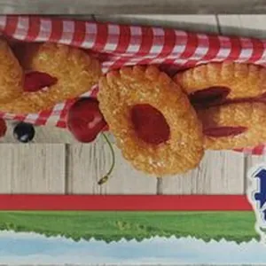 Currant & cherry flavored biscuits