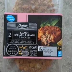 Salmon & spinach fishcakes