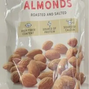 Almonds roasted and salted