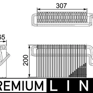 Förångare till AC MAHLE AE 146 000P