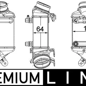 Intercooler MAHLE CI 187 000P