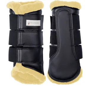 Waldhausen Soft Dressyrdamasker svart/beige (L)